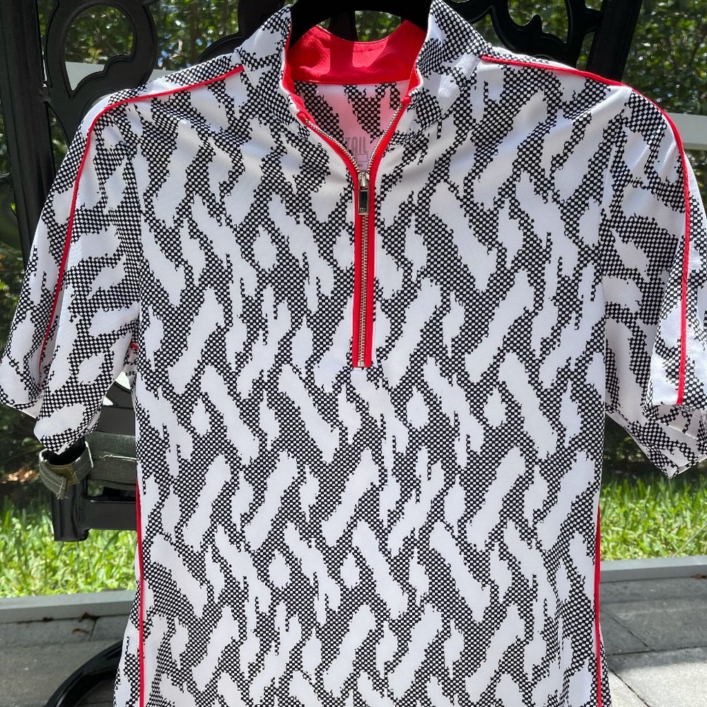 Tail Women’s Short Sleeve Top ZIP UP Shirt Tennis